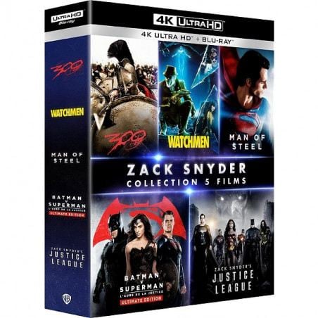 Coffret Zack Snyder - 5 Films [Combo Blu-Ray, Blu-Ray 4K]