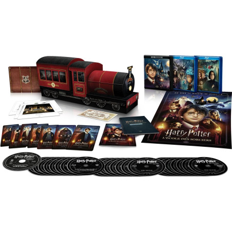 Harry Potter - L'intégrale - Coffret Collector Train [Combo Blu-Ray, Blu-Ray 4K]
