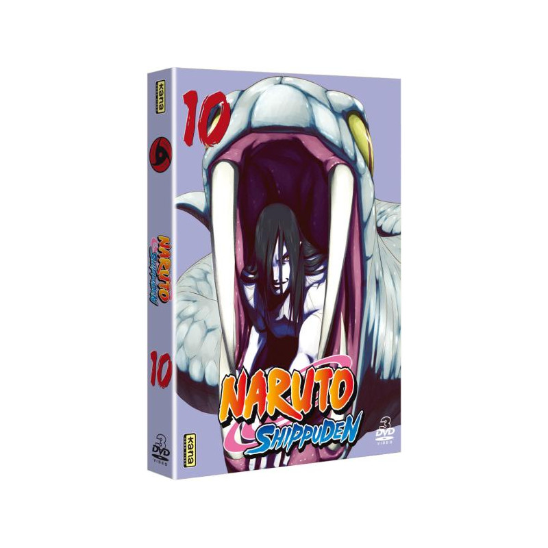 Naruto Vol. 10 DVD French, Japanese 2002 Episode 118-130 USED Region 2