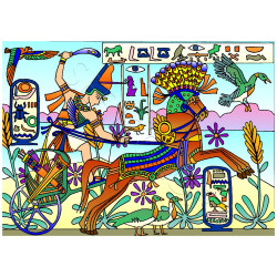 EGYPTIENS CHARIOT